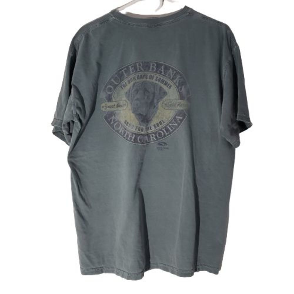 Men's Outer Banks Olive Green T-Shirt Size L
